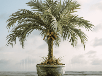 Palmen im Top - Einwinterung